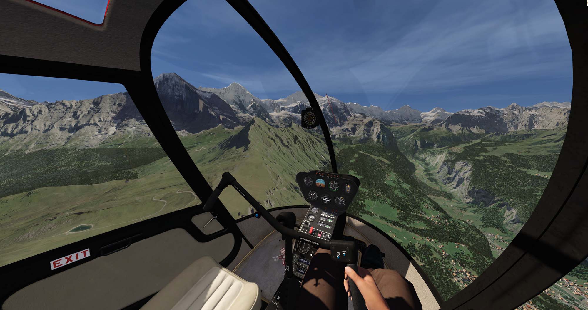 Flying in the Mountains
